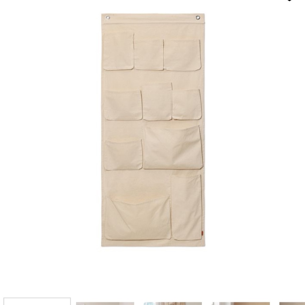 Hanging Door Beige Organizer